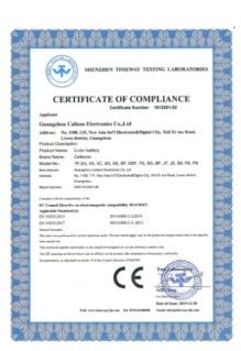 Trung Quốc Guangzhou Yoodertumn Electronics Co., Ltd Chứng chỉ